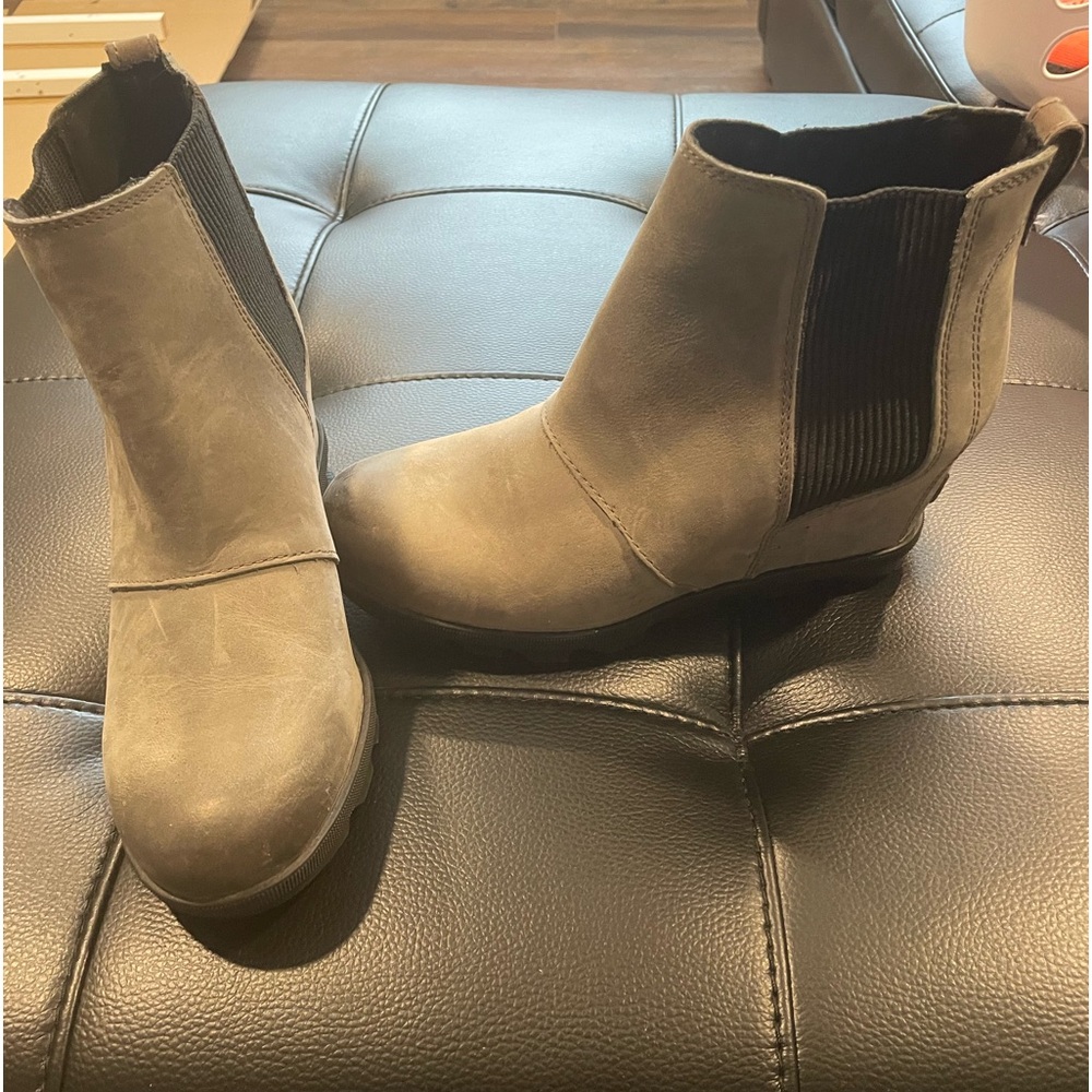 Gray Sorel wedge - Picture 2 of 2